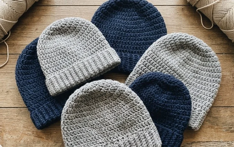 19 Easy Winter Hat Crochet Patterns for Beginners