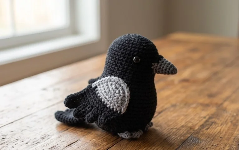 4 Free Raven Crochet Patterns for Bird Lovers