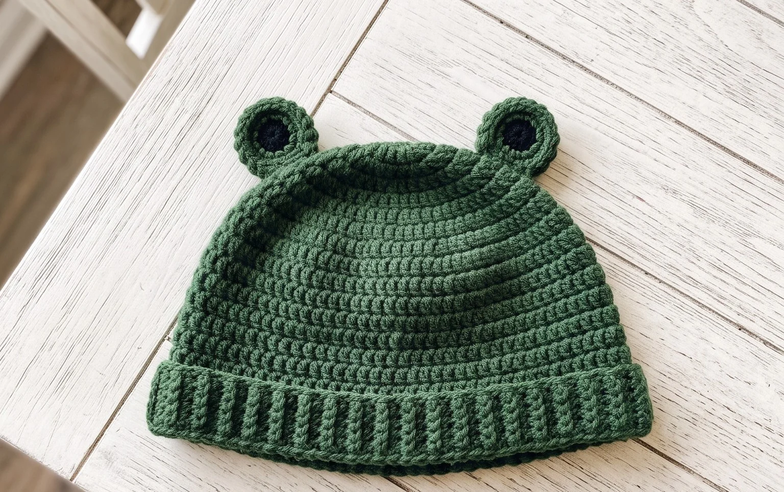 Easy Crochet Frog Hat: Free Beginner Step-by-Step Pattern
