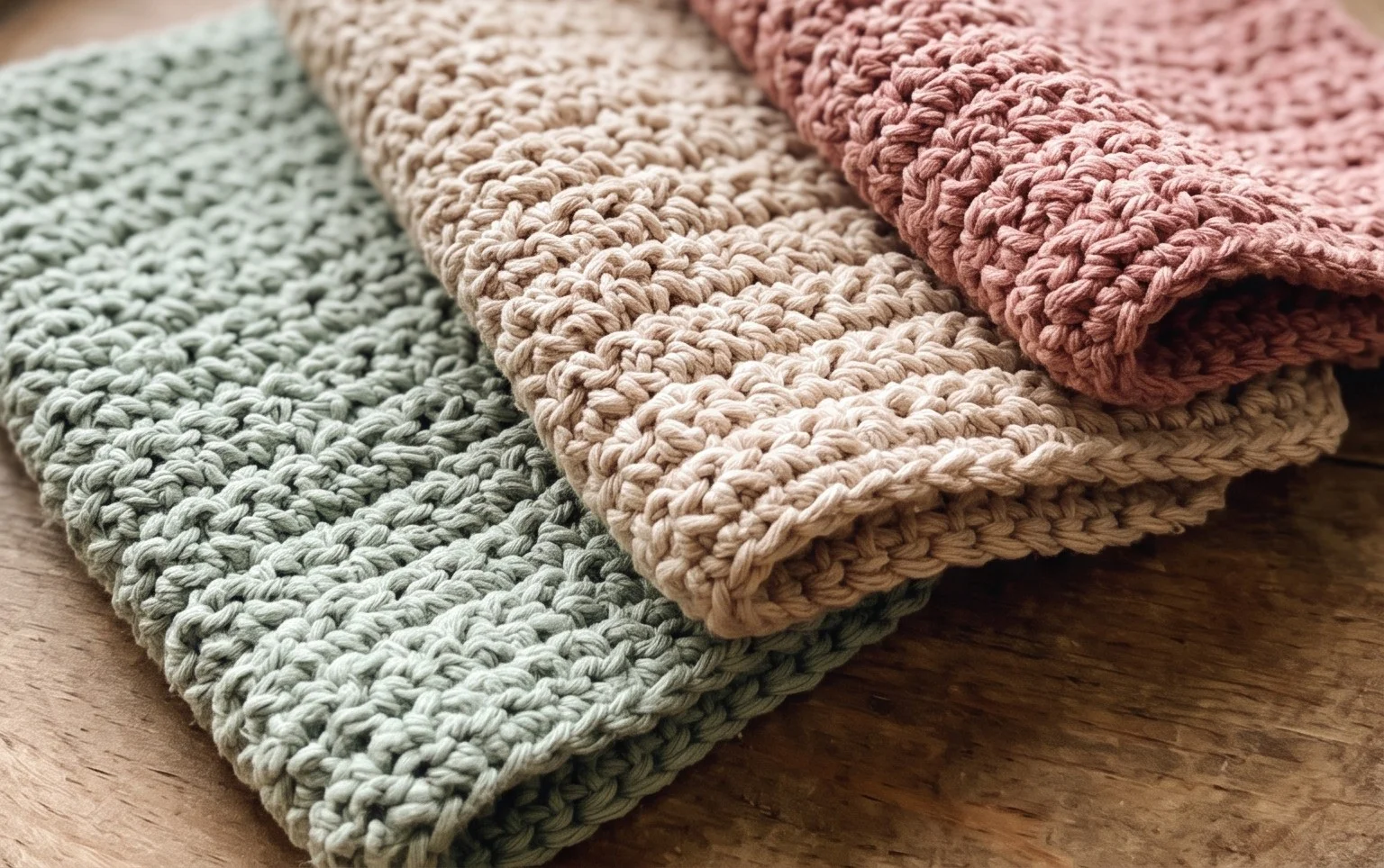 Simple Crochet Dishcloth Pattern, The Lined Simplicity Cloth