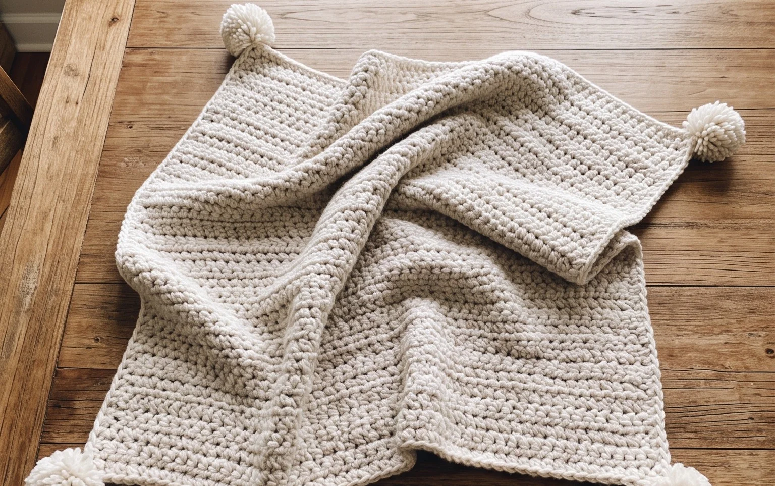 Easy Done In A Day Crochet Blanket: Free Pattern