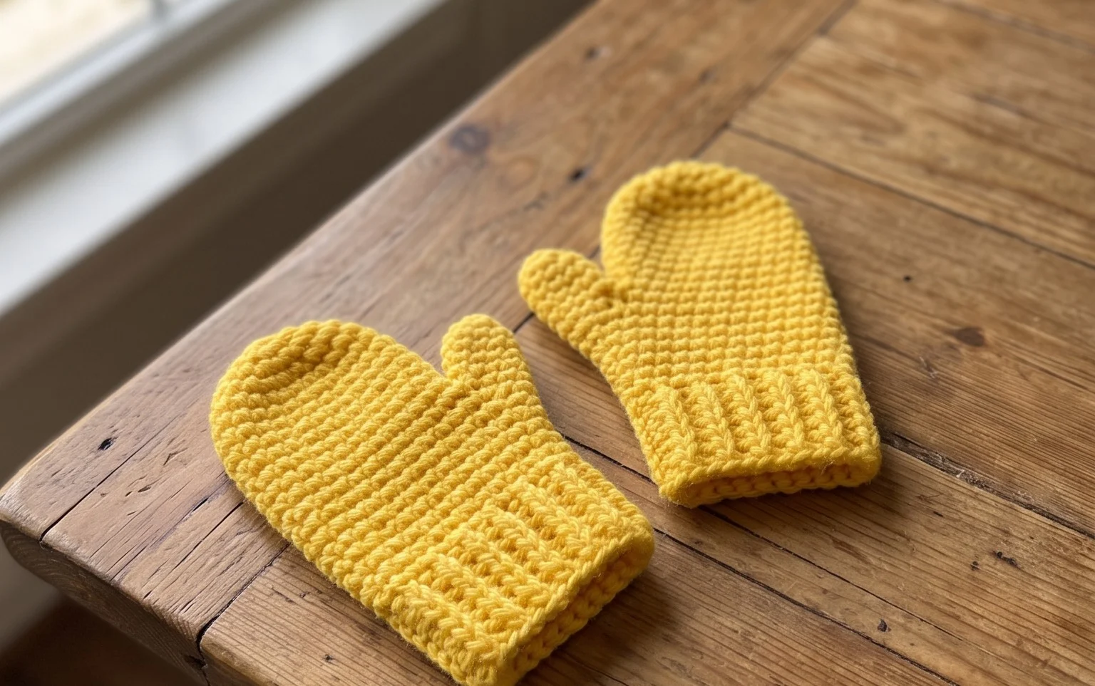 Easy Crochet Toddler Mitts: Step-by-Step Free Pattern
