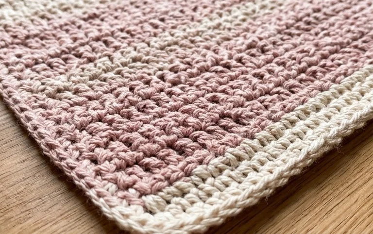 Free Hanging Crochet Dishcloth Pattern