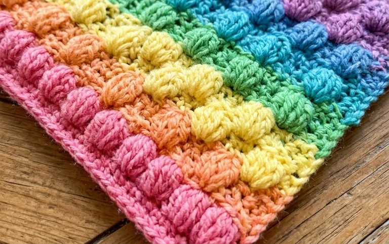 Crochet 3D Marshmallow Stitch - Crochet Ideas