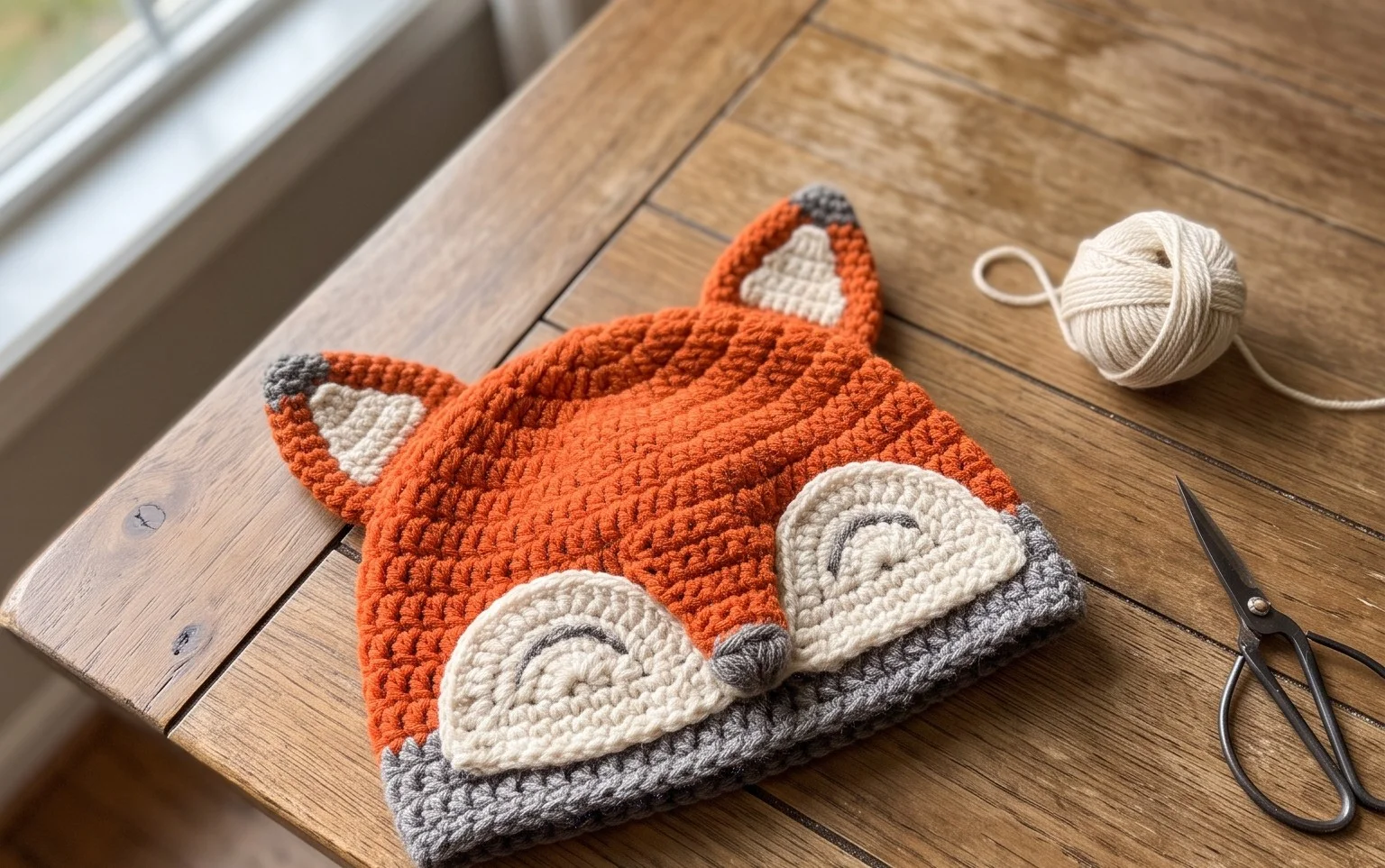 Easy Crochet Fox Hat Pattern: Quick Beginner Tutorial